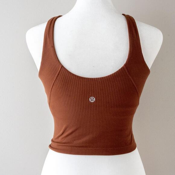 Brown Lululemon Tank Size 6 - Picture 2 of 2